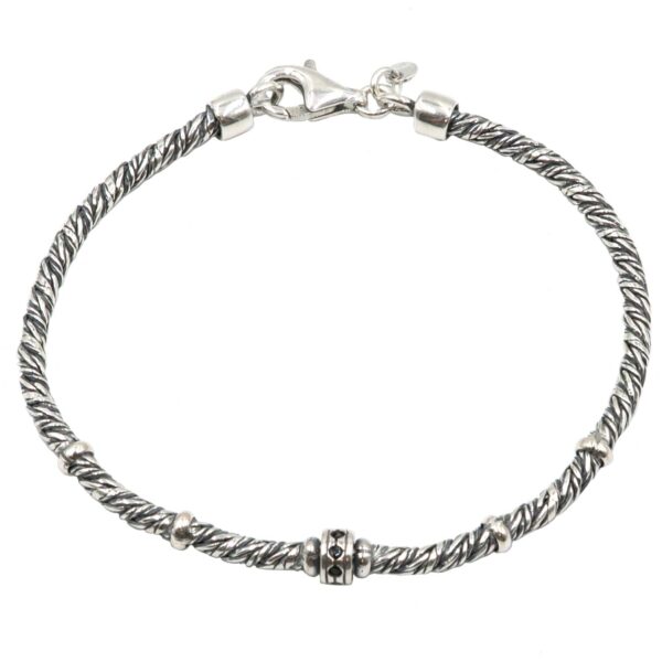 Βραχιόλι Χεριού Ασημένιο Επιπλατινωμένο - SBIT171