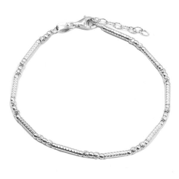 Βραχιόλι Χεριού Ασημένιο Επιπλατινωμένο - SBIT163