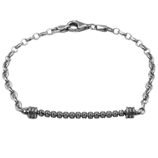 Βραχιόλι Χεριού Ασημένιο Επιπλατινωμένο - SBIT168