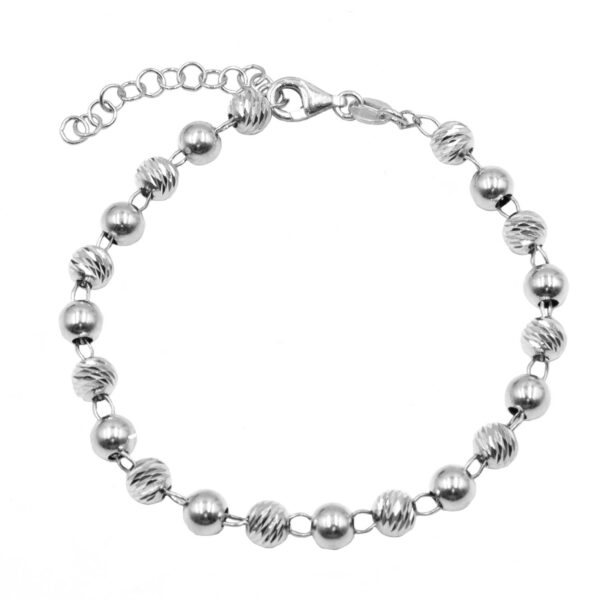 Βραχιόλι Χεριού Ασημένιο Επιπλατινωμένο - SBIT166