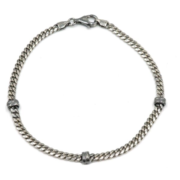 Βραχιόλι Χεριού Ασημένιο Επιπλατινωμένο - SBIT169