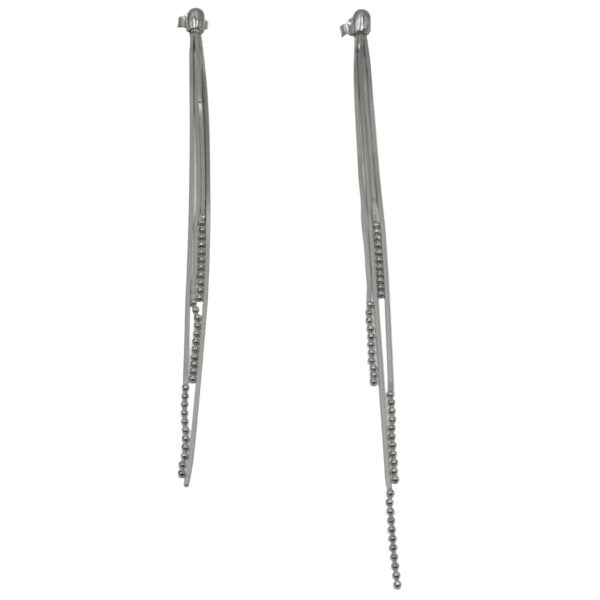 Σκουλαρίκια Αυτιού Ασημένια Επιπλατινωμένα - EIT115