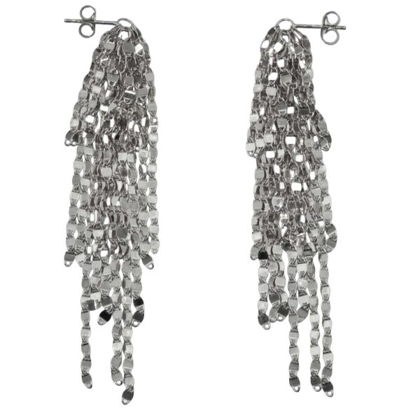 Σκουλαρίκια Αυτιού Ασημένια Επιπλατινωμένα - EIT132