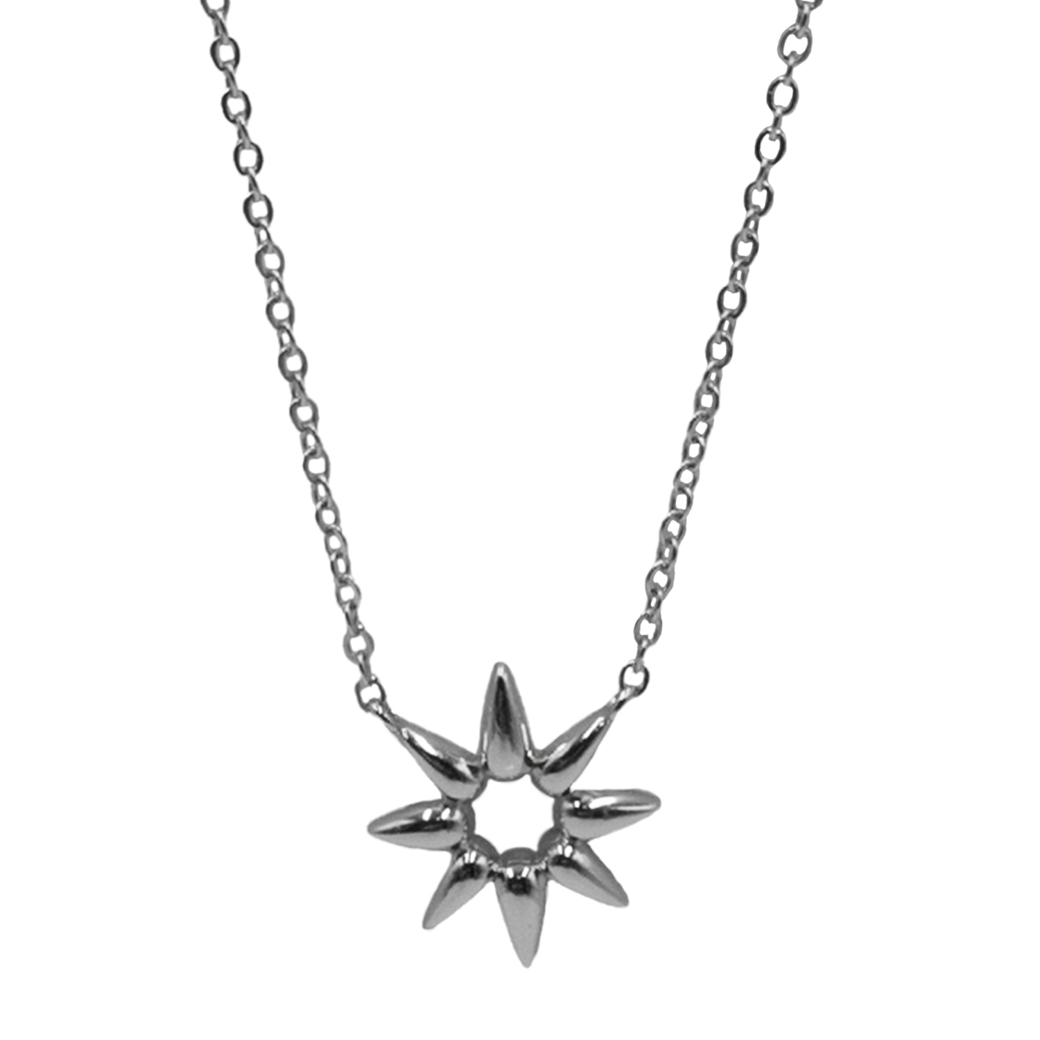 Κολιέ Ασημένιο με Σχέδιο - AS130