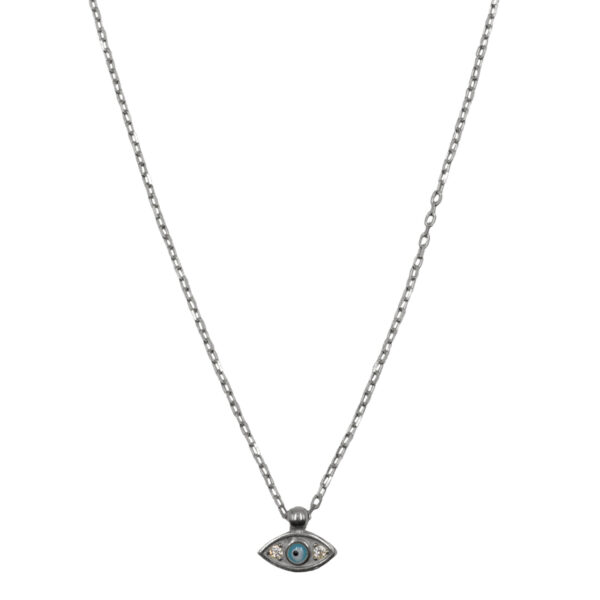 Κολιέ Ασημένιο με Σχέδιο- AS107