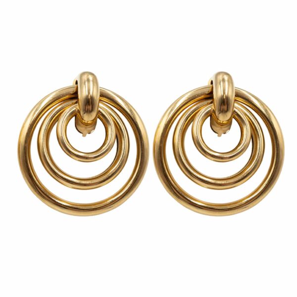 Σκουλαρίκια Αυτιού από Χειρουργικό Ατσάλι Επιχρυσωμένο - ATSEAR99