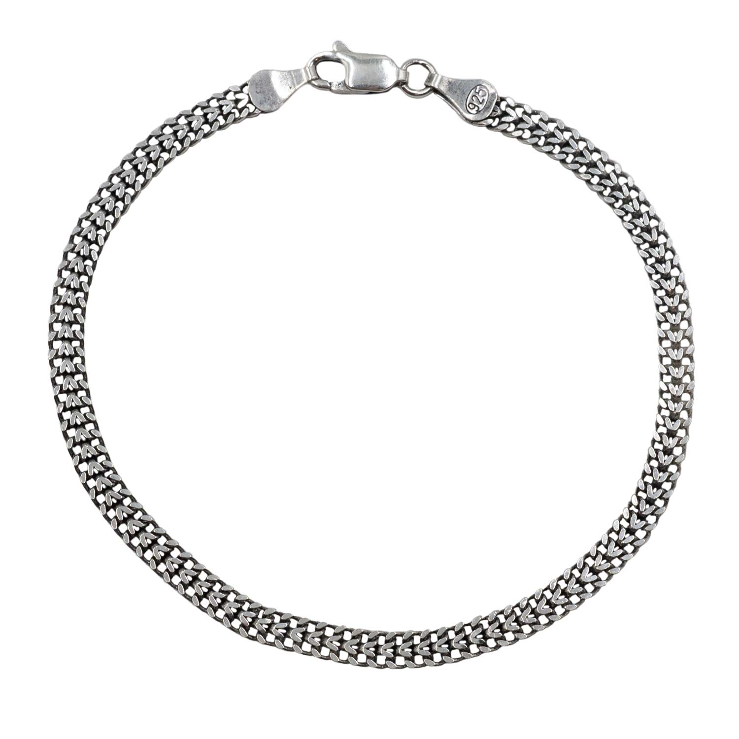 Βραχιόλι Χεριού Ασημένιο Επιπλατινωμένο - SBIT178