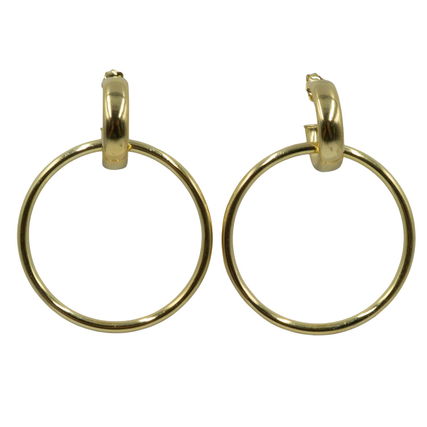 Σκουλαρίκια Αυτιού Ασημένια Επιχρυσωμένα - EIT138