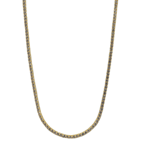 Κολιέ Ασημένιο Επιχρυσωμένο - AS117