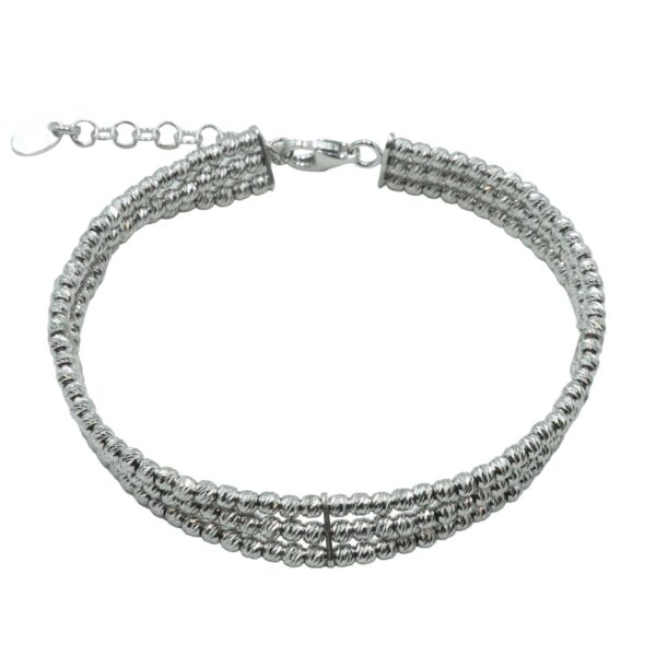 Βραχιόλι Χεριού Ασημένιο Επιπλατινωμένο - SBIT193