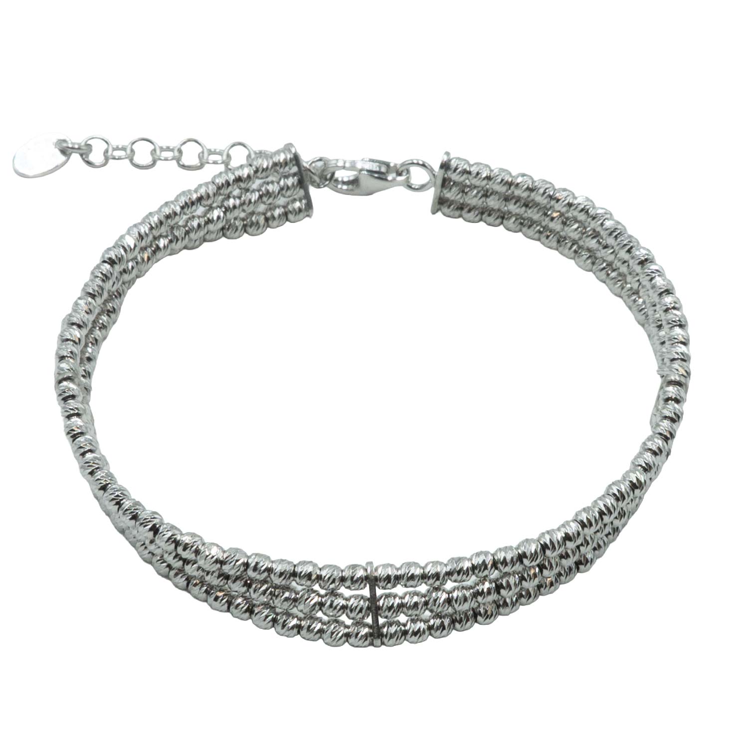 Βραχιόλι Χεριού Ασημένιο Επιπλατινωμένο - SBIT193