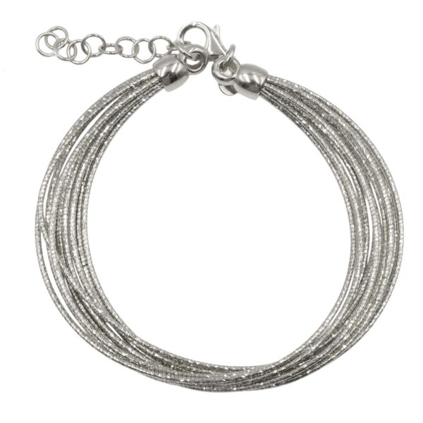 Βραχιόλι Χεριού Ασημένιο Επιπλατινωμένο - SBIT181