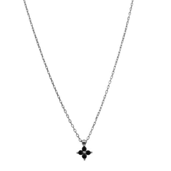 Κολιέ Ασημένιο με Σχέδιο- AS119