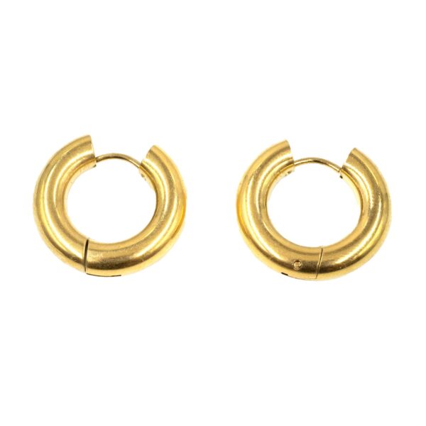 Σκουλαρίκια Αυτιού από Χειρουργικό Ατσάλι Επιχρυσωμένο - ATSEAR195