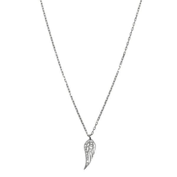 Κολιέ Ασημένιο με Σχέδιο- AS96