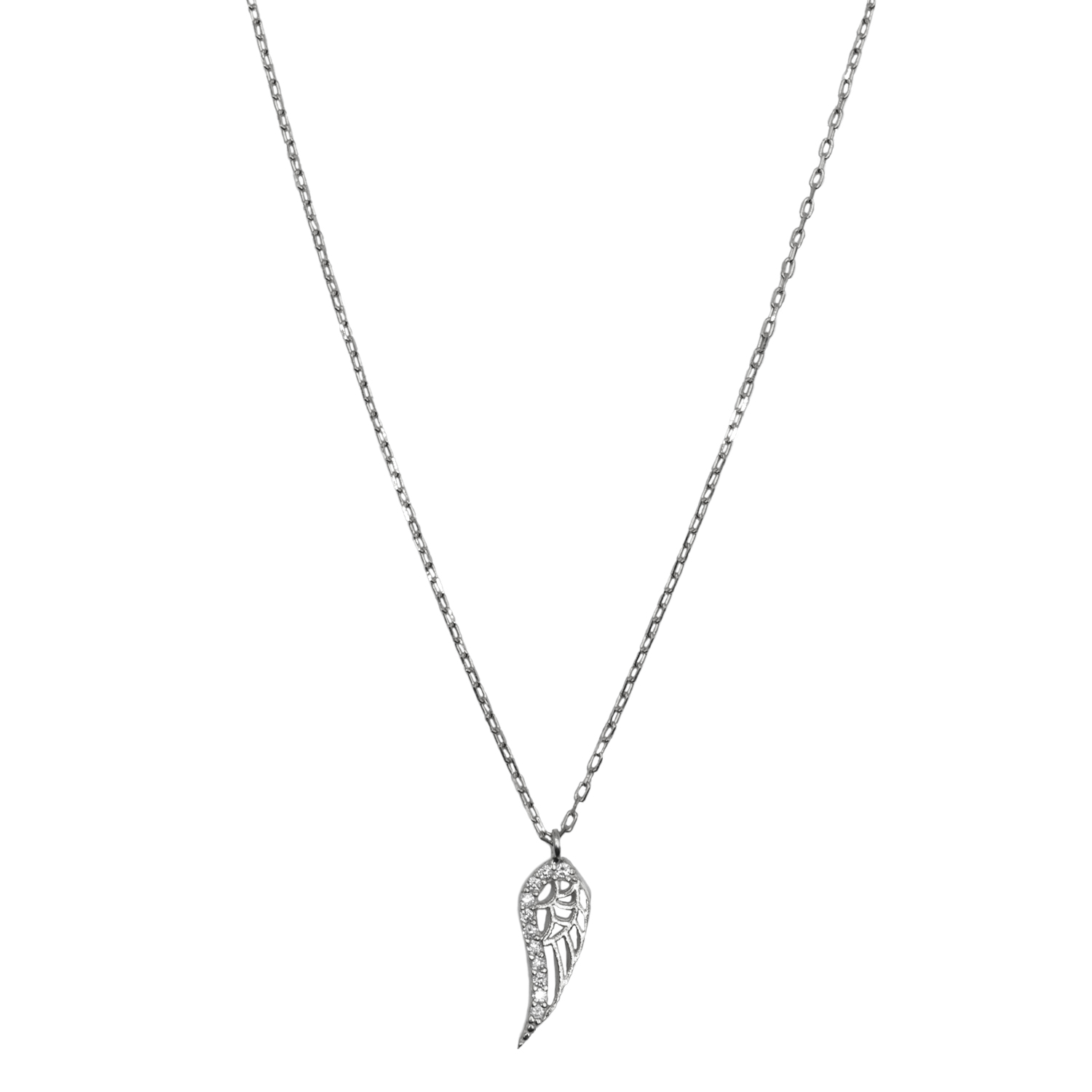 Κολιέ Ασημένιο με Σχέδιο- AS96