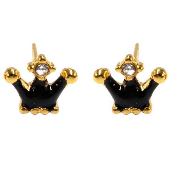 Σκουλαρίκια Αυτιού από Χειρουργικό Ατσάλι Επιχρυσωμένο - ATSEAR129