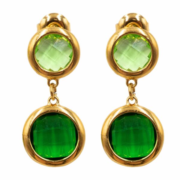 Σκουλαρίκια Αυτιού από Χειρουργικό Ατσάλι Επιχρυσωμένο - ATSEAR144