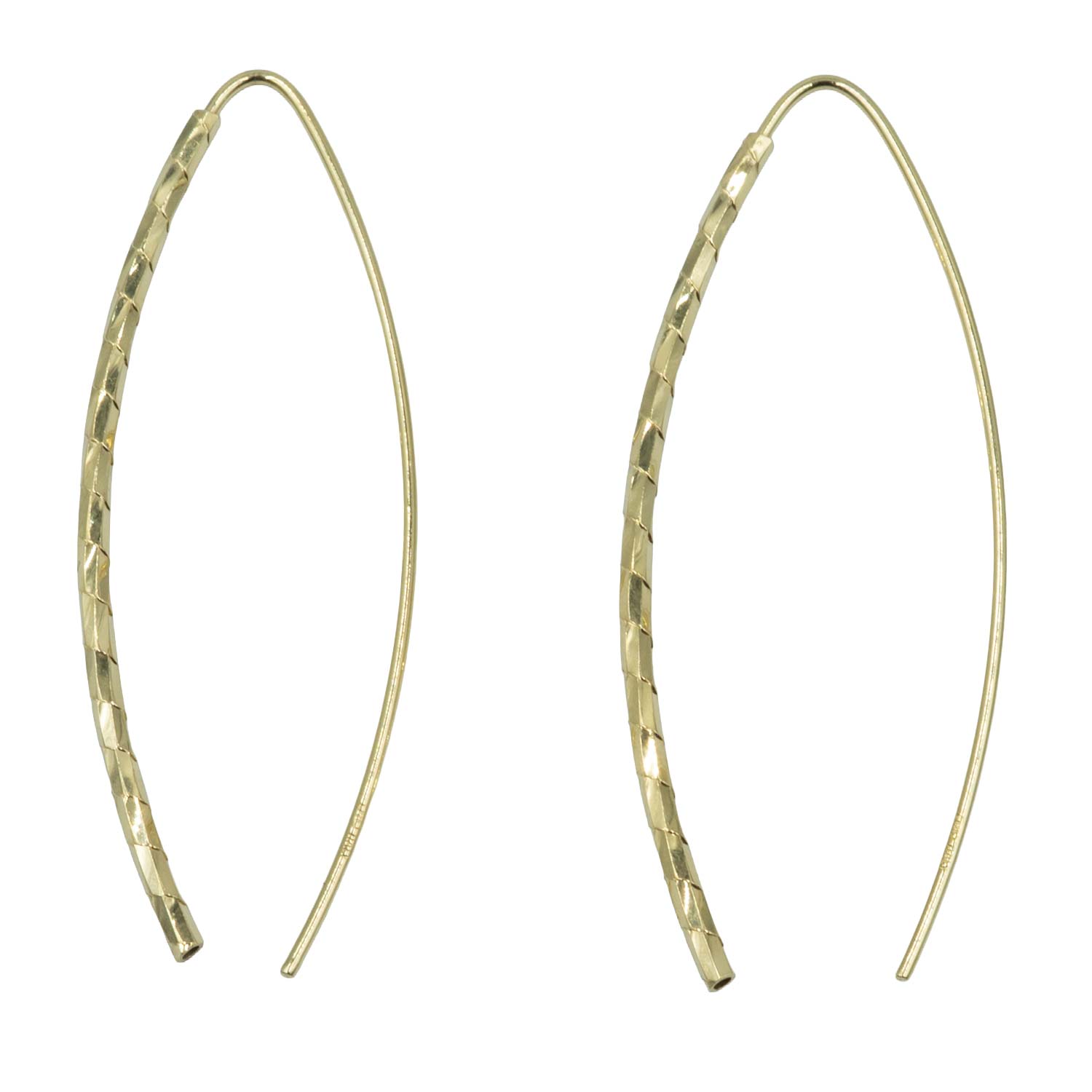 Σκουλαρίκια Αυτιού Ασημένια Επιχρυσωμένα - EIT139