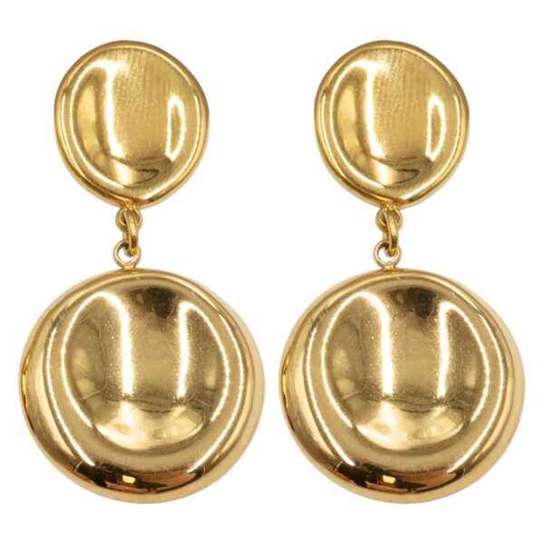 Σκουλαρίκια Αυτιού από Χειρουργικό Ατσάλι Επιχρυσωμένο - ATSEAR96