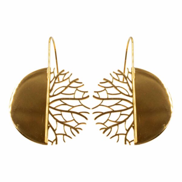 Σκουλαρίκια Αυτιού από Χειρουργικό Ατσάλι Επιχρυσωμένο - ATSEAR151