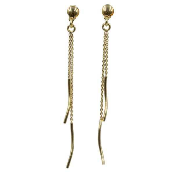 Σκουλαρίκια Αυτιού Ασημένια Επιχρυσωμένα - EIT117