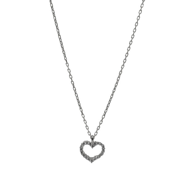 Κολιέ Ασημένιο με Σχέδιο- AS134