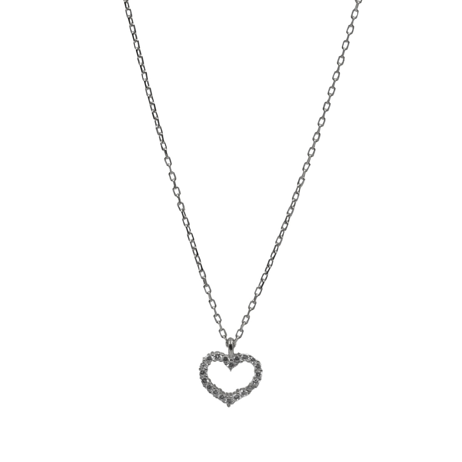 Κολιέ Ασημένιο με Σχέδιο- AS134