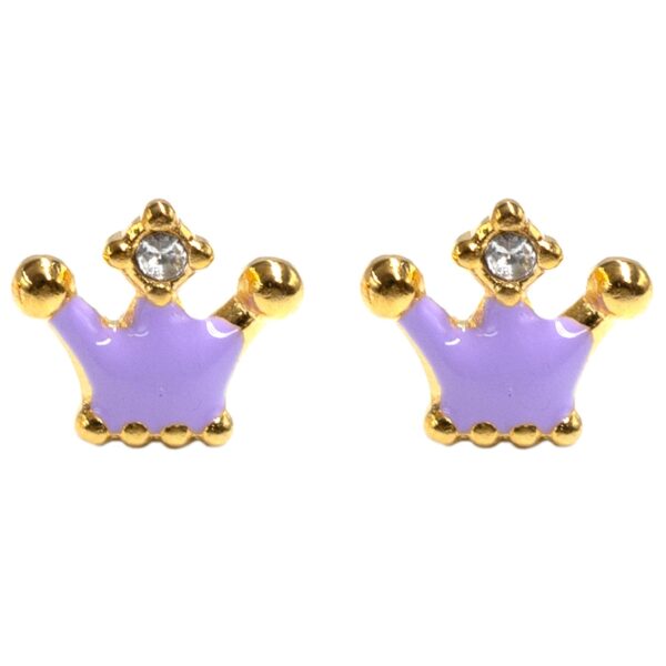 Σκουλαρίκια Αυτιού από Χειρουργικό Ατσάλι Επιχρυσωμένο - ATSEAR131