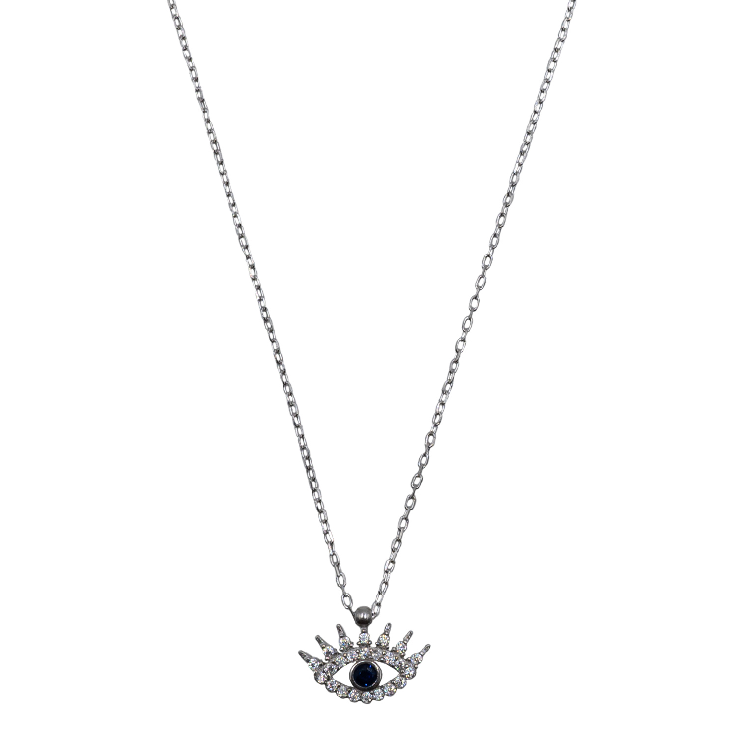 Κολιέ Ασημένιο με Σχέδιο- AS100