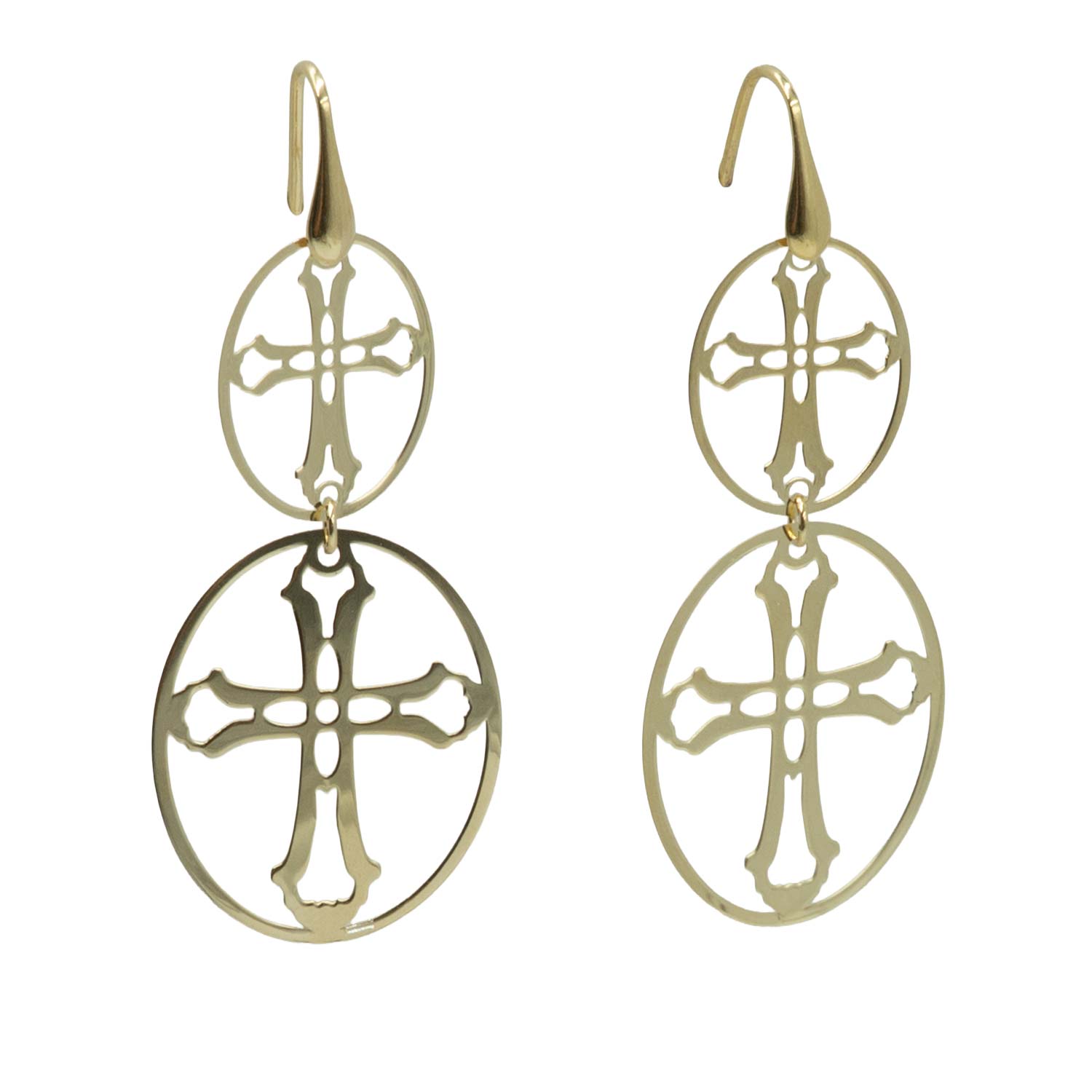 Σκουλαρίκια Αυτιού Ασημένια Επιχρυσωμένα - EIT146