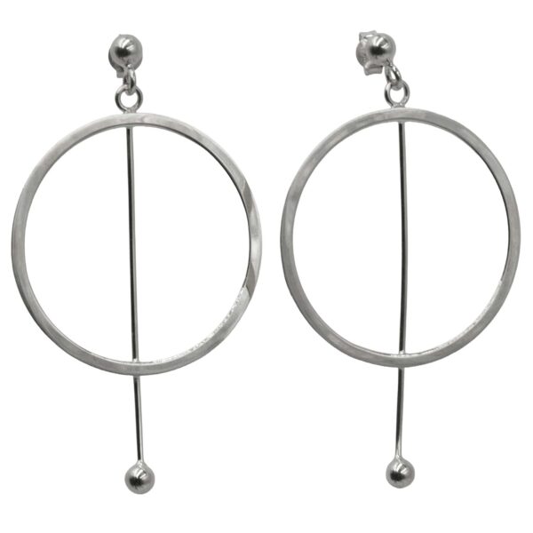 Σκουλαρίκια Αυτιού Ασημένια Επιπλατινωμένα - EIT123