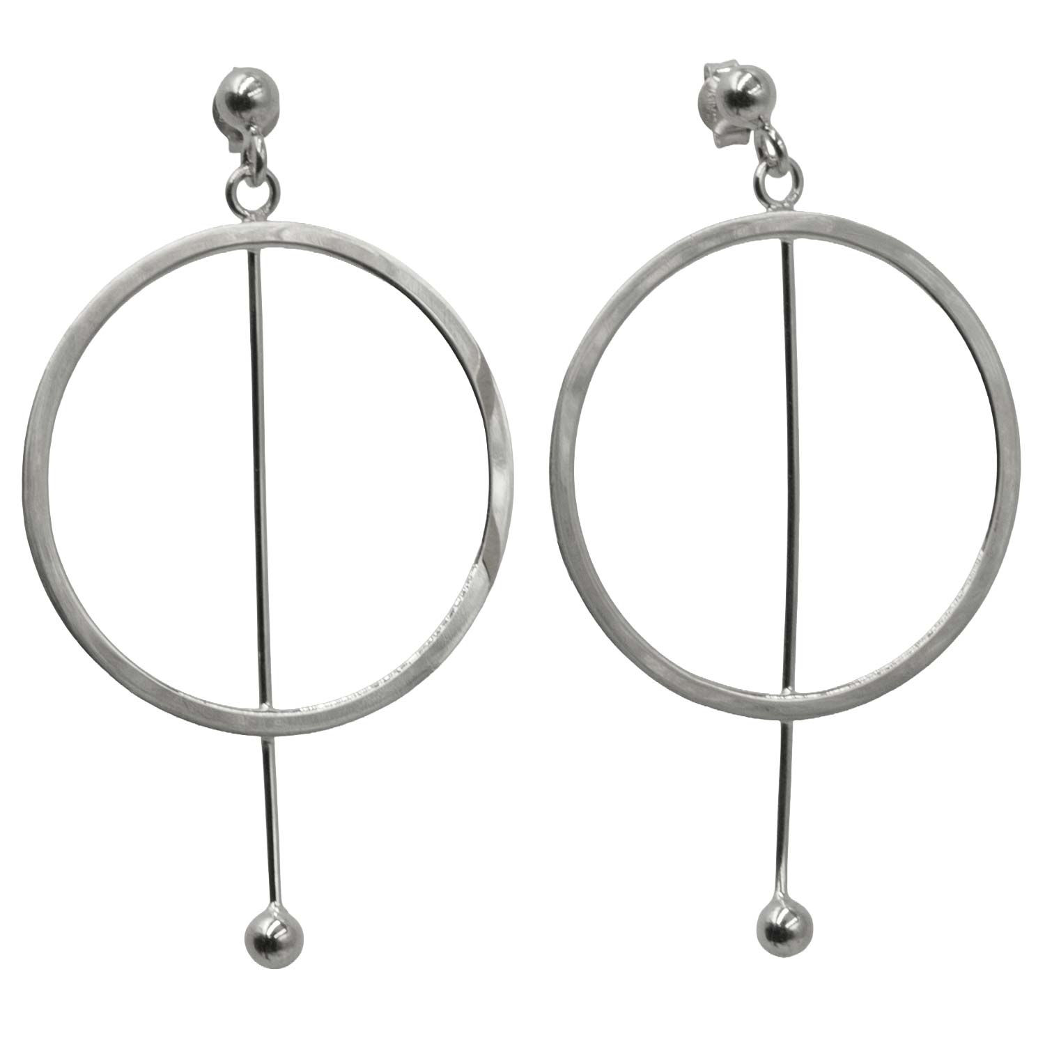 Σκουλαρίκια Αυτιού Ασημένια Επιπλατινωμένα - EIT123