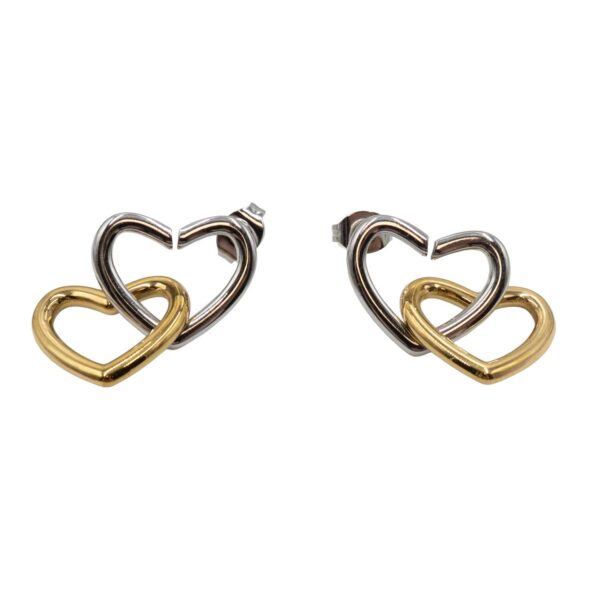 Σκουλαρίκια Αυτιού από Χειρουργικό Ατσάλι Επιχρυσωμένο - ATSEAR108