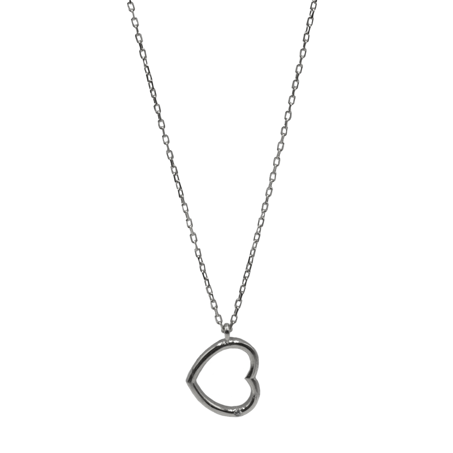 Κολιέ Ασημένιο με Σχέδιο- AS136