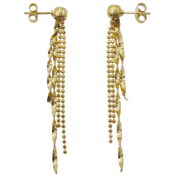 Σκουλαρίκια Αυτιού Ασημένια Επιχρυσωμένα - EIT125