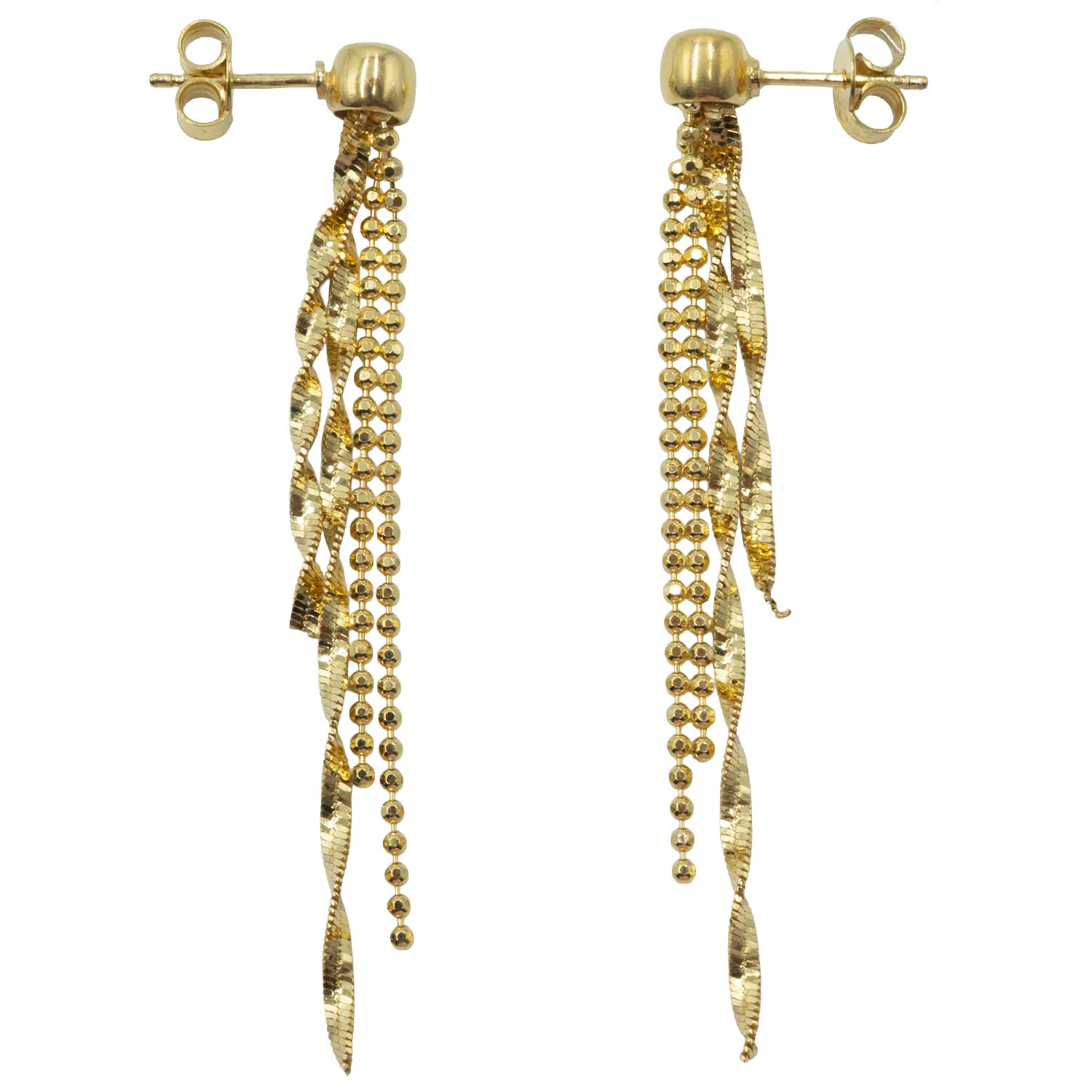 Σκουλαρίκια Αυτιού Ασημένια Επιχρυσωμένα - EIT125