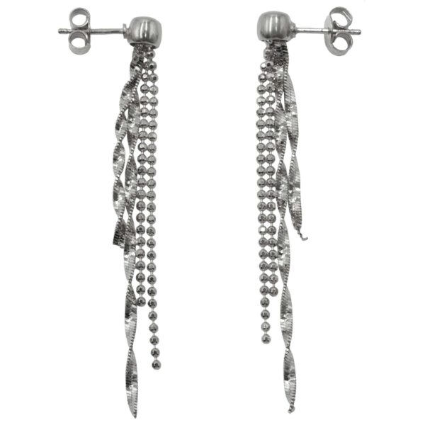 Σκουλαρίκια Αυτιού Ασημένια Επιπλατινωμένα - EIT124