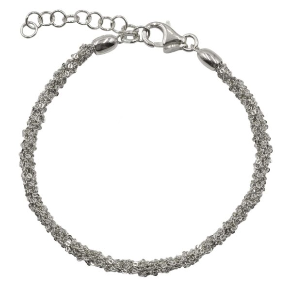 Βραχιόλι Χεριού Ασημένιο Επιπλατινωμένο - SBIT190