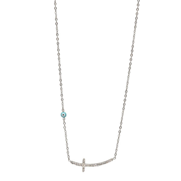 Κολιέ από Ατσάλι με Σχέδιο – KOL65