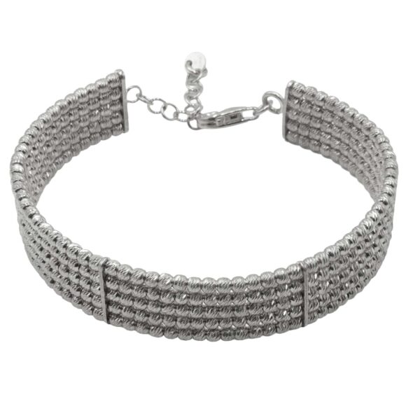 Βραχιόλι Χεριού Ασημένιο Επιπλατινωμένο - SBIT194