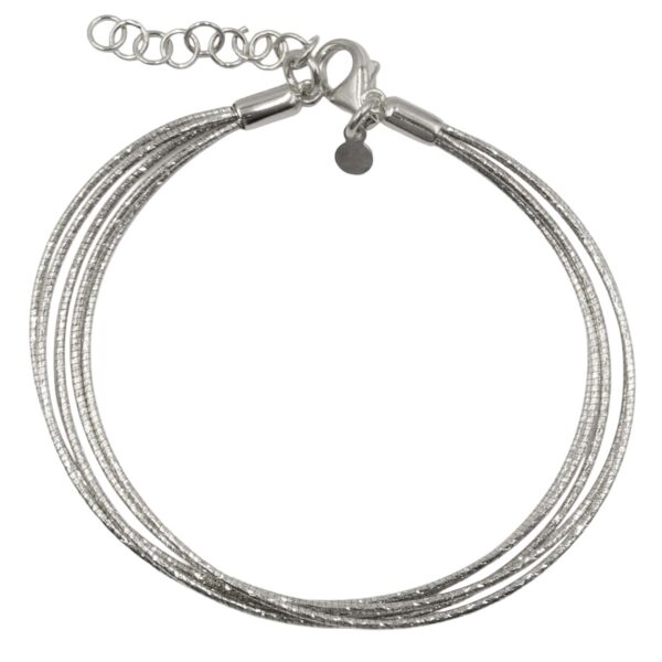 Βραχιόλι Χεριού Ασημένιο Επιπλατινωμένο - SBIT195