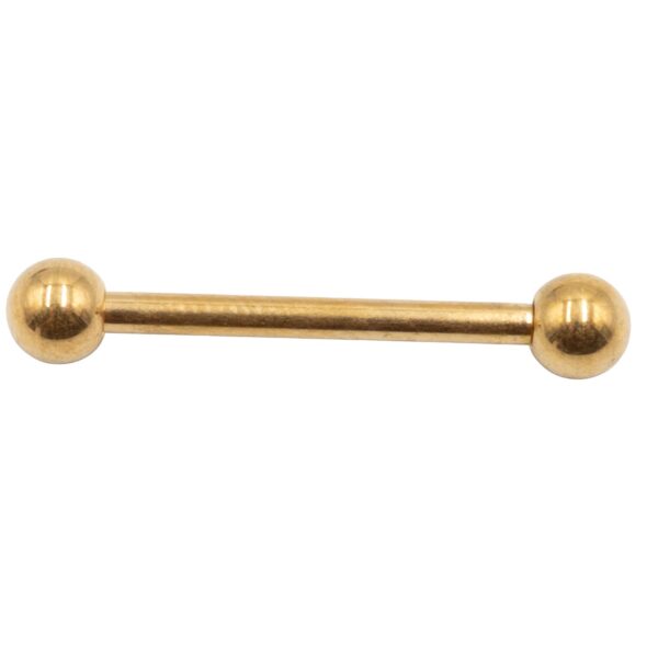 Σκουλαρίκι Σώματος από Τιτάνιο Επιχρυσωμένο- TB-0005Y