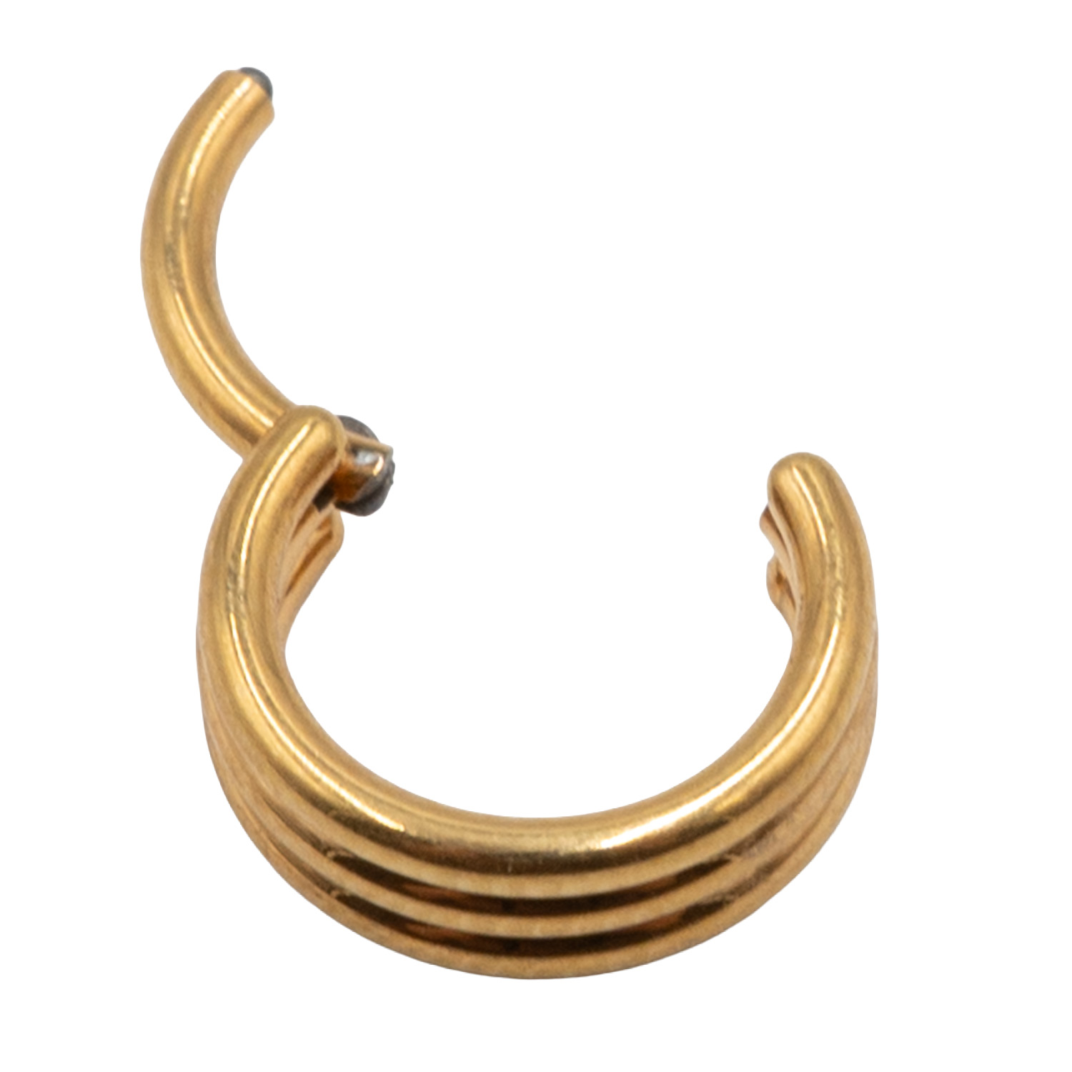 Σκουλαρίκι Σώματος από Επιχρυσωμένο Τιτάνιο- TB-0149Y