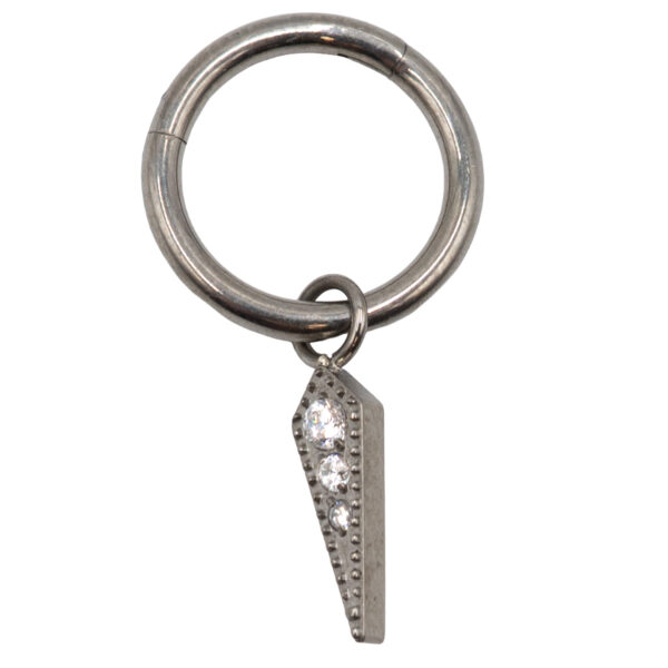 Σκουλαρίκι Σώματος από Τιτάνιο- TB-0378W