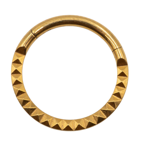 Σκουλαρίκι Σώματος από Επιχρυσωμένο Τιτάνιο- TB-0495Y