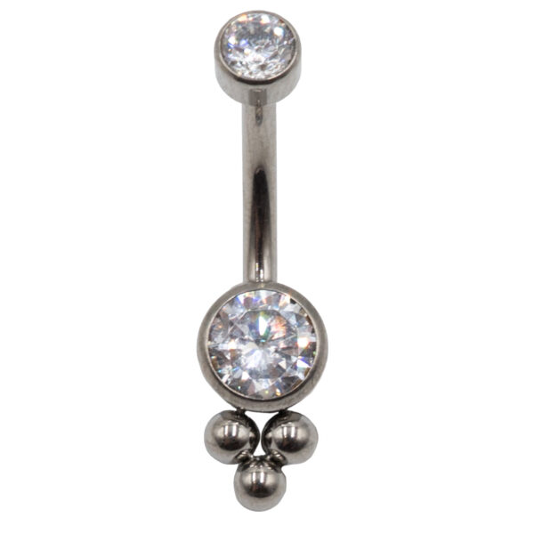 Σκουλαρίκι Σώματος από Τιτάνιο- TB-0856W