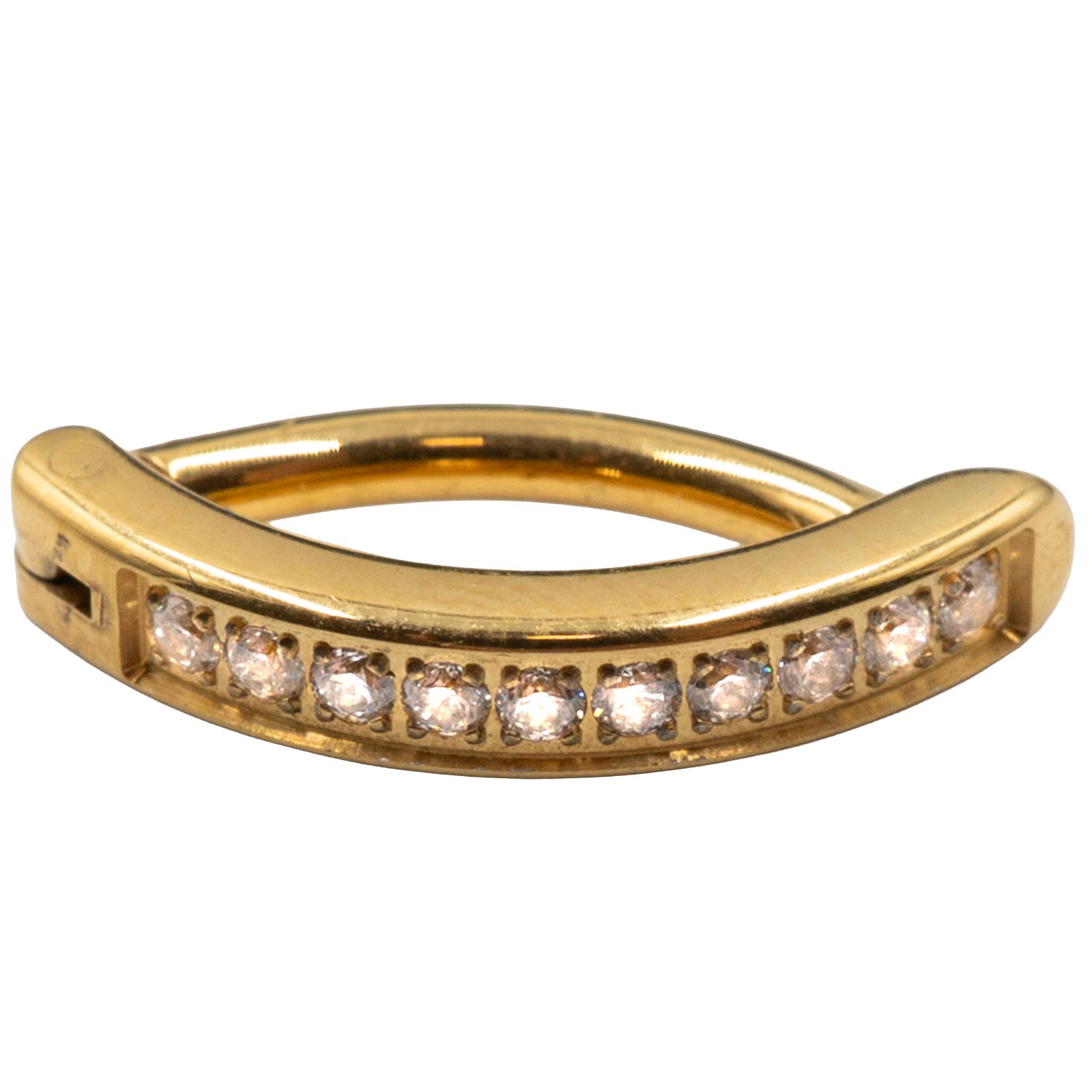 Σκουλαρίκι Σώματος από Επιχρυσωμένο Τιτάνιο- TB-1266Y