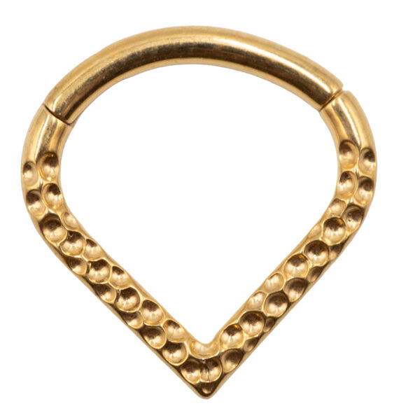 Σκουλαρίκι Σώματος από Επιχρυσωμένο Τιτάνιο- TB-1465Y