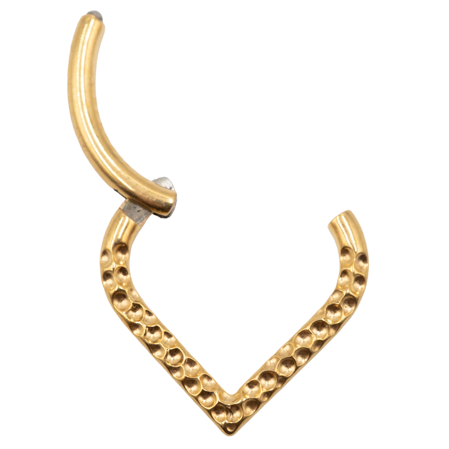 Σκουλαρίκι Σώματος από Επιχρυσωμένο Τιτάνιο- TB-1465Y